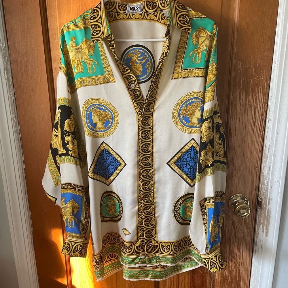 Versace Silk Button up